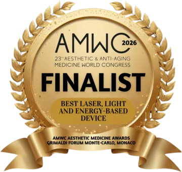 AMWC Monte-Carlo 2026 — Best Laser, Light & Energy-Based Device, Finalist